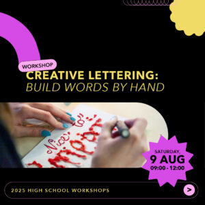 Creative Lettering: Build Words by Hand – 9 August – Morning Session